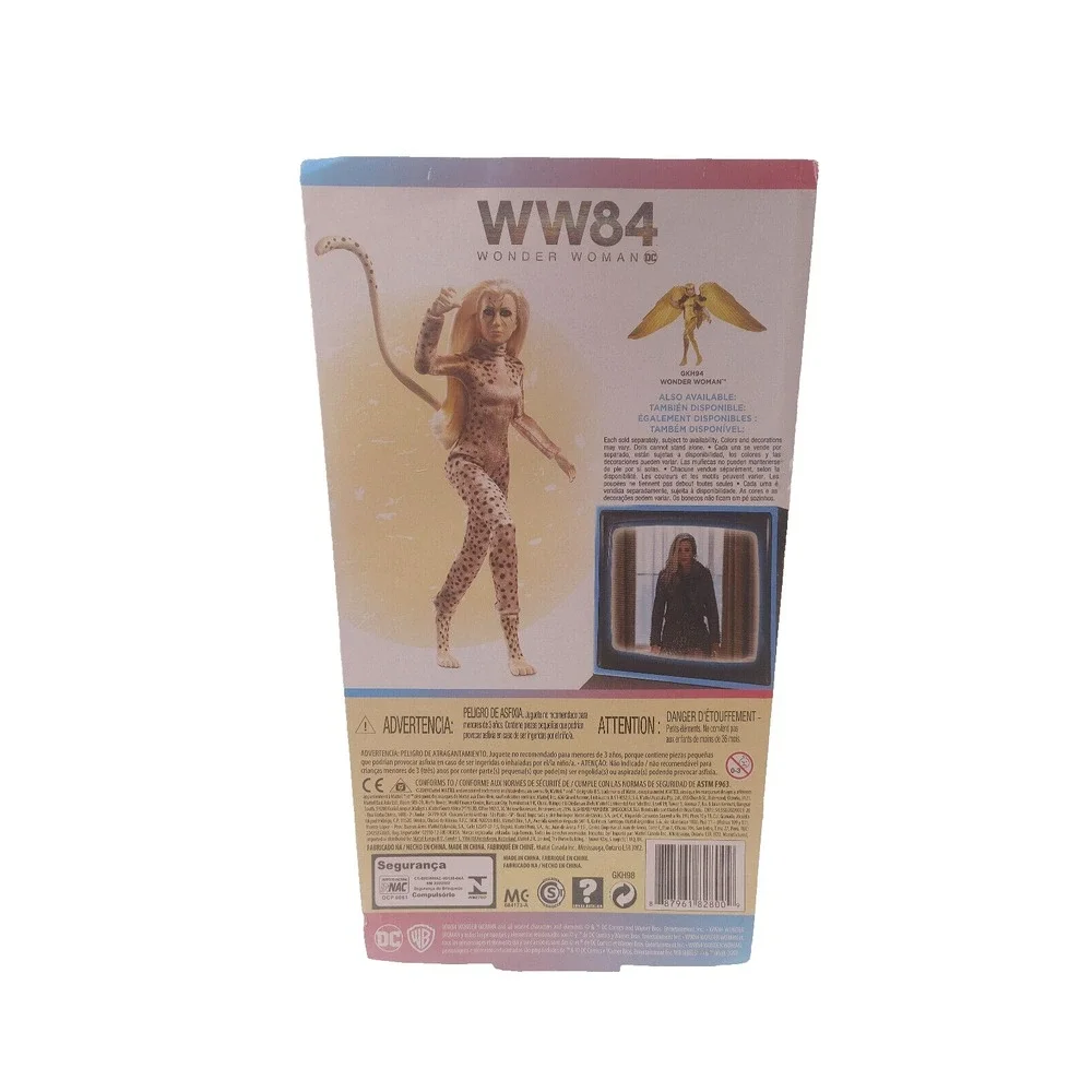 DC Comics Wonder Woman WW84 Battle Ready Cheetah Doll 12" Action Figure Mattel - Picture 2 of 4